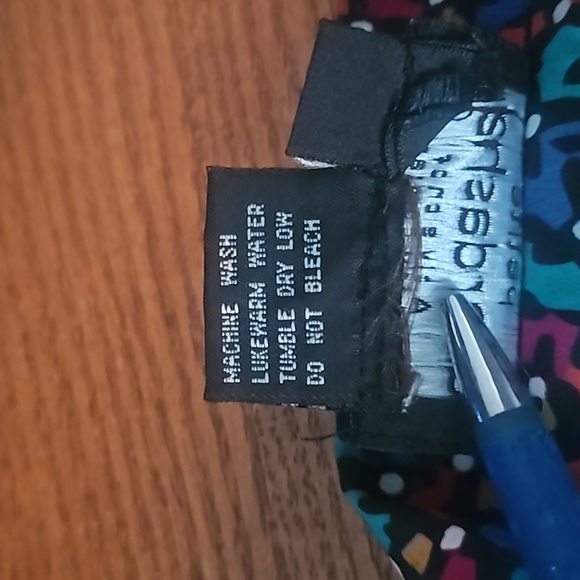 Vintage 90's abstract print button down top 6P - Picture 6 of 6